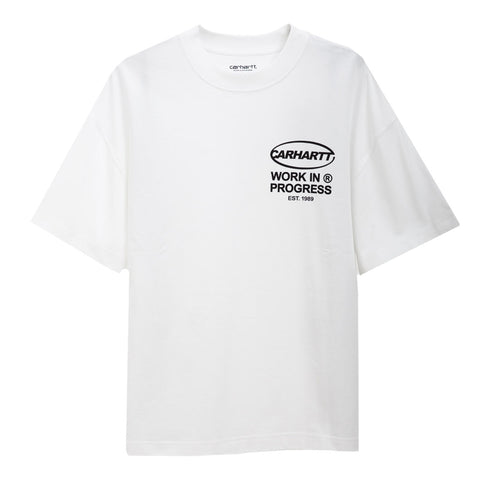 Carhartt WIP S/S Body Of Work T-Shirt White I03402 Degli Uberti